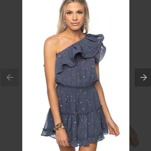 Buddy Love Sofia One Shoulder Ruffled Dress
